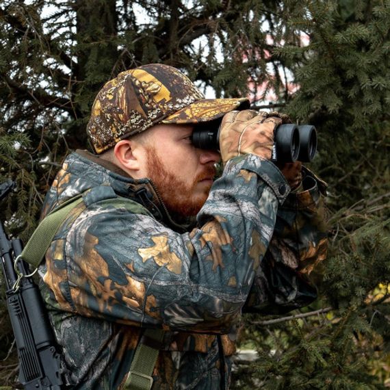 Перчатки Helios трикотажные КМФ лес р. XL