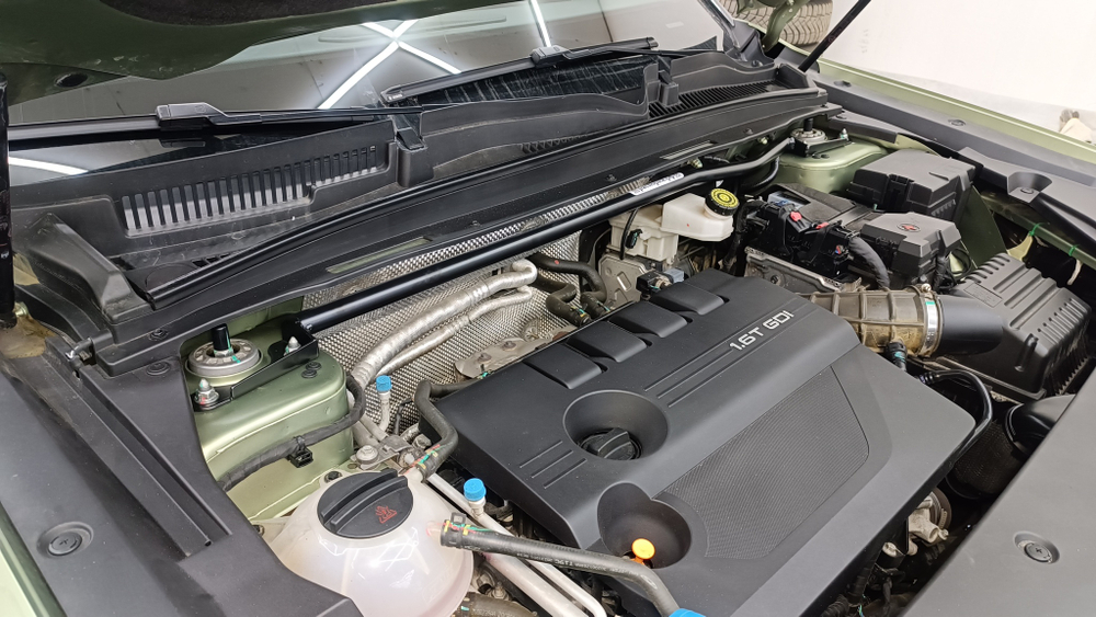Распорка передних стоек (упоры у крыльев) Chery Tiggo 4 Pro, 7 Pro Max, 8, 8 Pro, 8 Pro Max, Jaecco j7 (ПОД ЗАКАЗ)