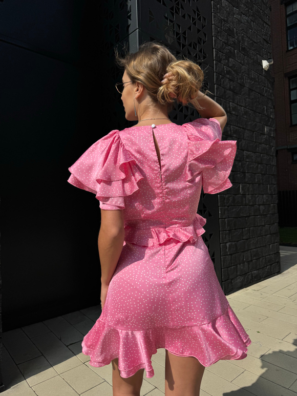 Платье Sempre мини розовый