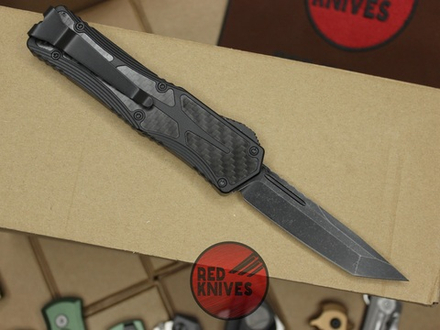 Нож Heretic Knives Colossus T/E - темная рукоять , темный танто клинок