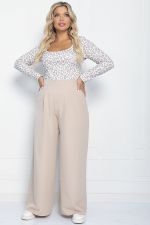 Брюки Дива (бежевые) Б10889 LT Collection
