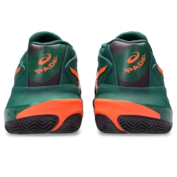 Мужские кросовки для Padel Asics Gel-Resolution X Padel - jewel green/energy orange