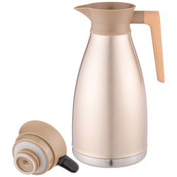 ВАКУУМНЫЙ КУВШИН (ТЕРМОС) AGNESS ИЗ НЕРЖ.СТАЛИ 2,0Л ЦВЕТ БРОНЗОВЫЙ