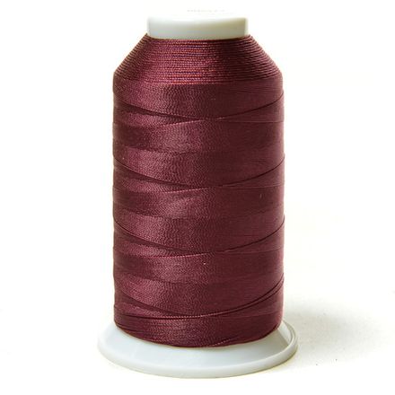 Нитки швейные капрон Russia 65к(40) 1000м, бордовый [138]