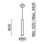 Подвесной светильник Maytoni MOD161PL-01G1