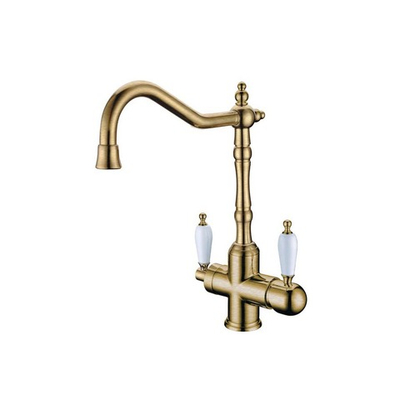 Смеситель для кухни с краном Boheme MEDICI Ripresa 111-PR