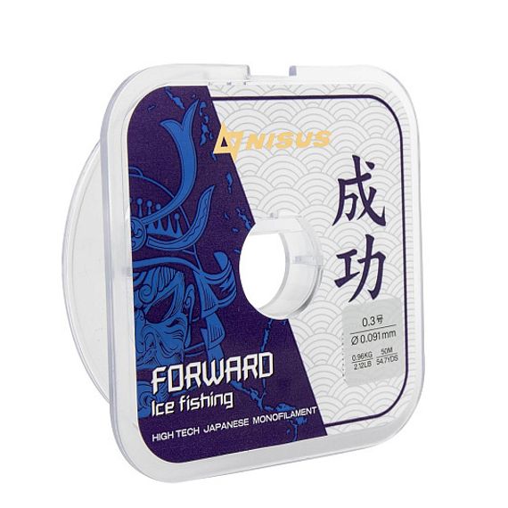 Леска FORWARD ICE FISHING 0,091mm/50m Nylon Transparent (N-FIF-0.091-50) Nisus