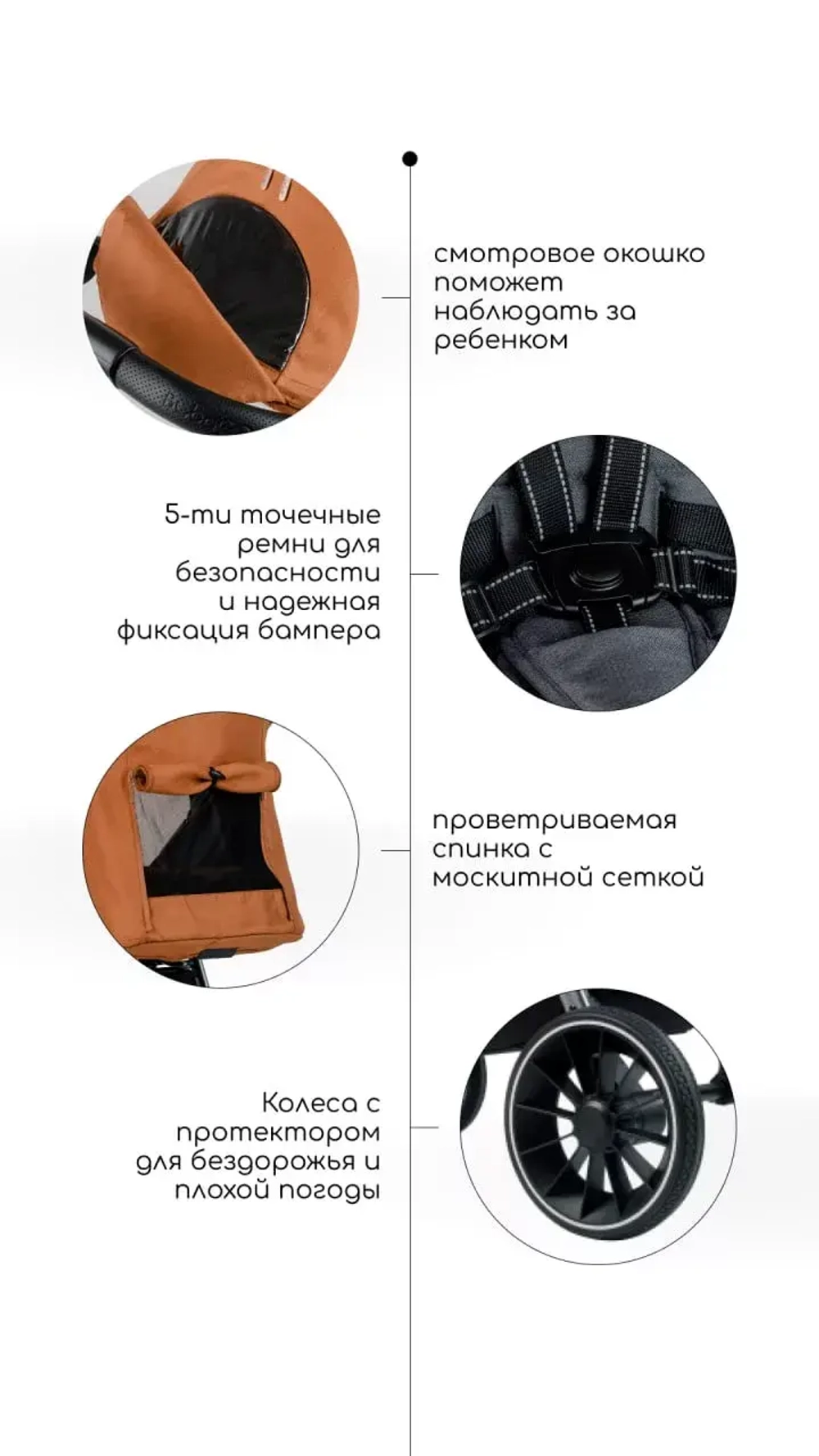 Детская прогулочная коляска CRUZ V2  цвет Черный