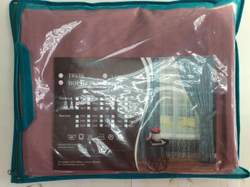 Комплект штор BlessLight Портьеры Канвас 230х100 1 шт. Розовая пудра