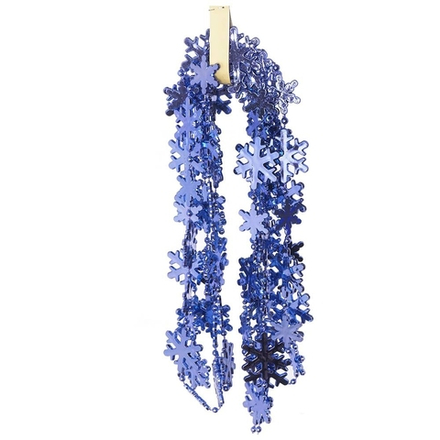 GAEM Украшение новогоднее Бусы "Снежинки", L2,7 м