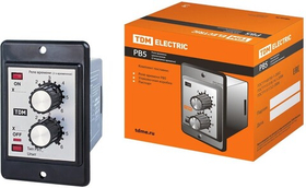 Реле времени 2 выдержки цокольн. в крышку щитка РВ51-2Т-60х60cек-5А-230В-8Ц/Щ TDM SQ1503-0016