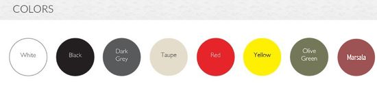 Стул пластиковый Snow красный