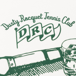 Футболка HAIDED DUSTY RACQUET Ecru