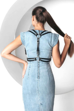 Портупея Radha кожа черный L/XL