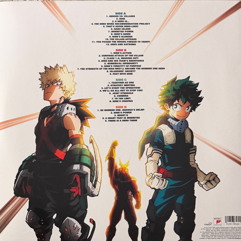 Виниловая пластинка My Hero Academia: Heroes Rising 2LP