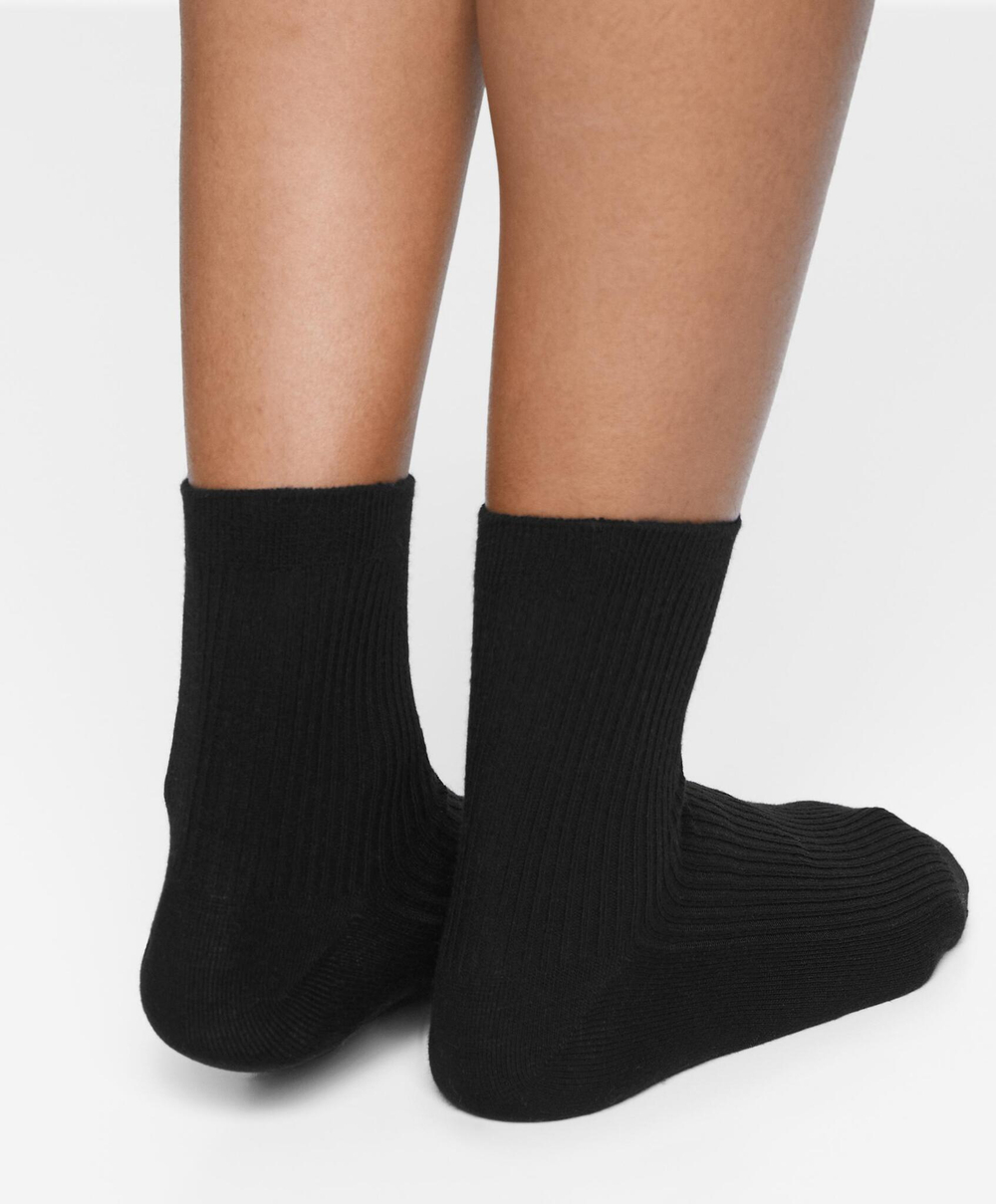 Oysho 5 пар носков из смесового хлопка, черный