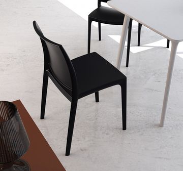 Стул пластиковый Maya черный