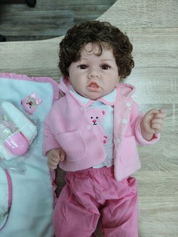 Уценка Кукла Реборн виниловая 56см в пакете (FA-020)