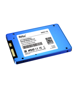 Ssd накопитель Netac SSD N600S 1TB 2.5 SATAIII 3D NAND, 7mm, R/W up to 560/520MB/s, TBW 560TB, 5y wty