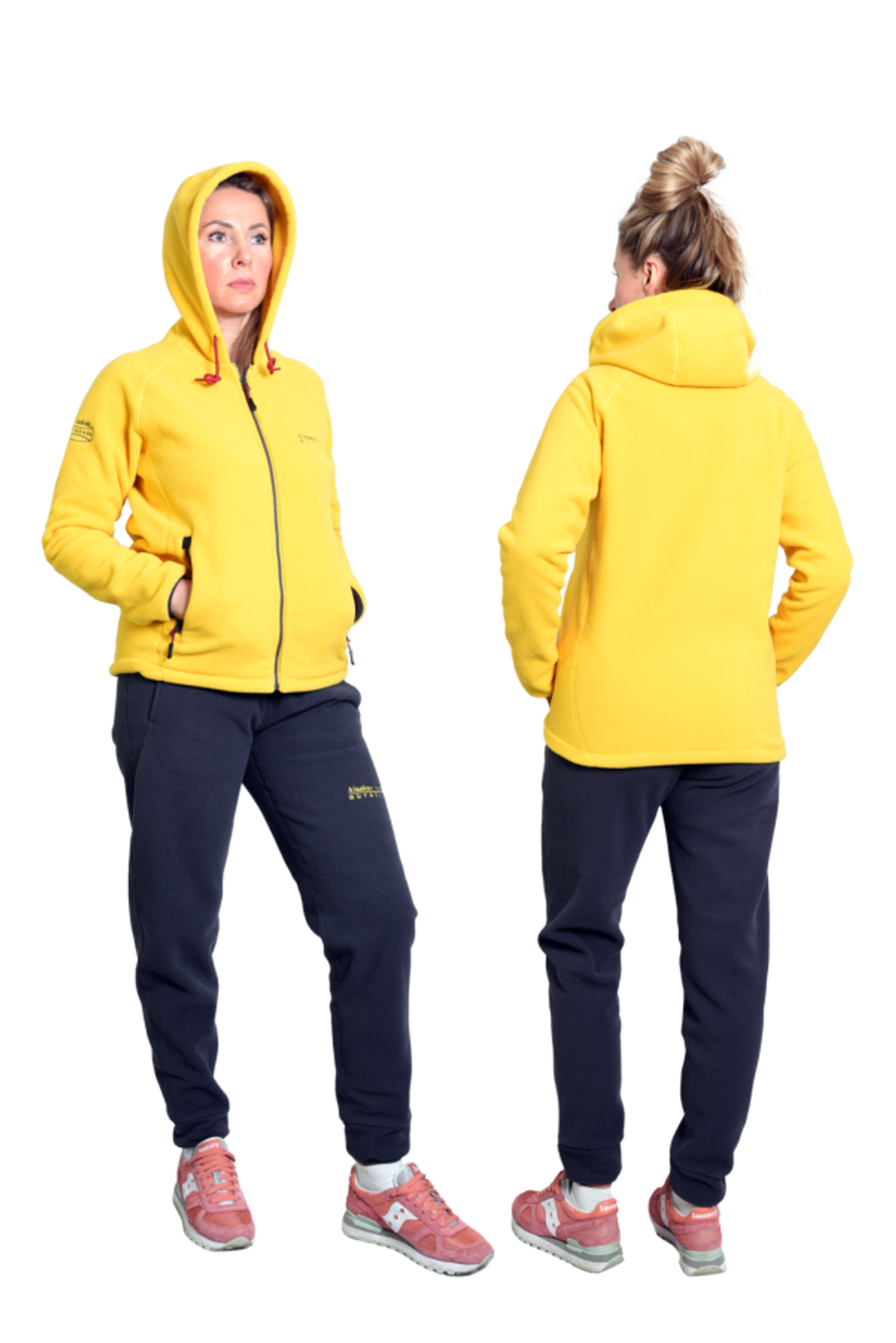 Флисовый комплект Alaskan Lady Velona желт./т.серый  XXL