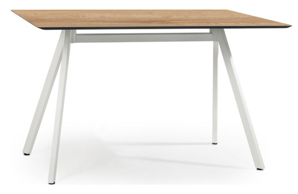 Стол ламинированный Papatya Tower, белый, рустика