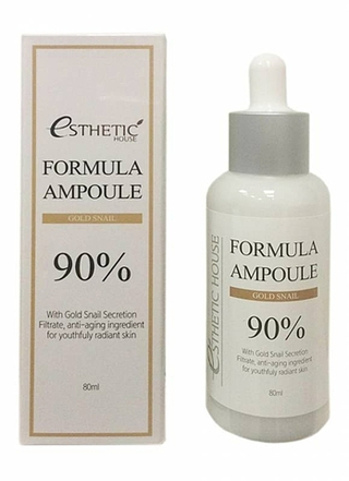 Сыворотка для лица c улиткой и золотом ESTHETIC HOUSE Formula Ampoule Gold Snail 80 мл