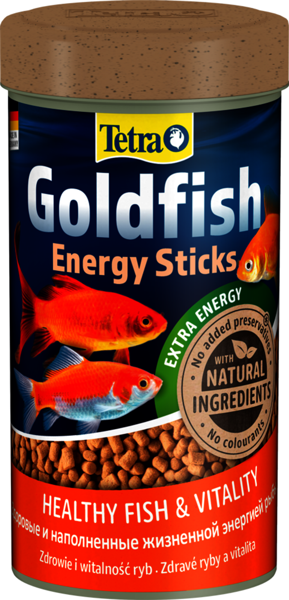 TETRA Goldfish Energy Sticks Корм для золотых рыбок, плавающие палочки, 100 мл