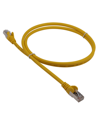 Патч-корд LANMASTER LSZH FTP кат.5e, 10 м, желтый
