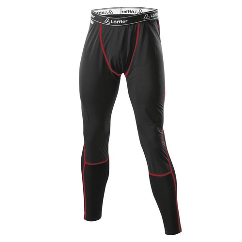 Кальсоны мужские LOFFLER WINDSTOPPER® TRANSTEX® LIGHT black/red 19498-995