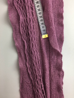 Шарф фиолетовый шерстяной