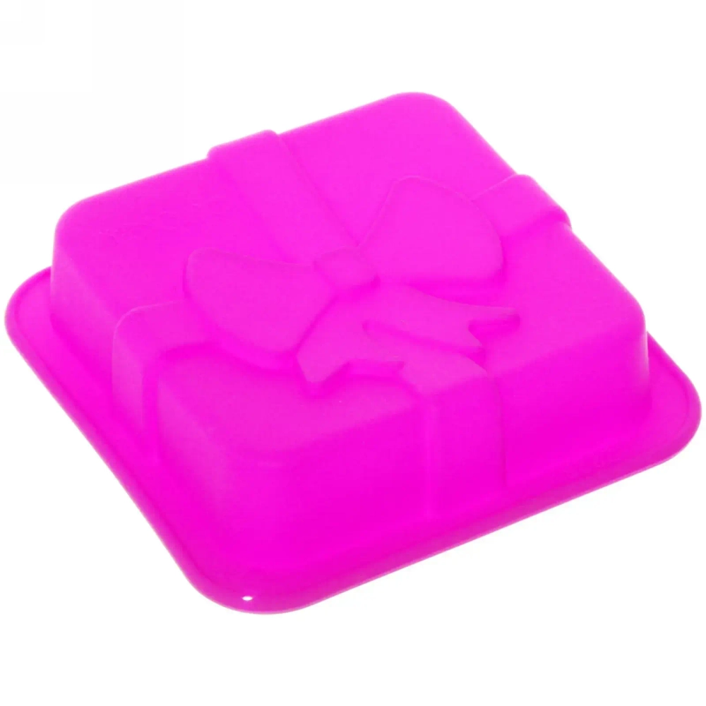 Форма силиконовая «Подарок» 12,5*12,5см