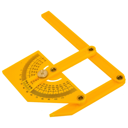 Угломер-квадрант 180 гр. пластиковый 90х155мм