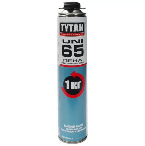 Пена монтажная  Титан-65 UNI Профи, лето 750 мл