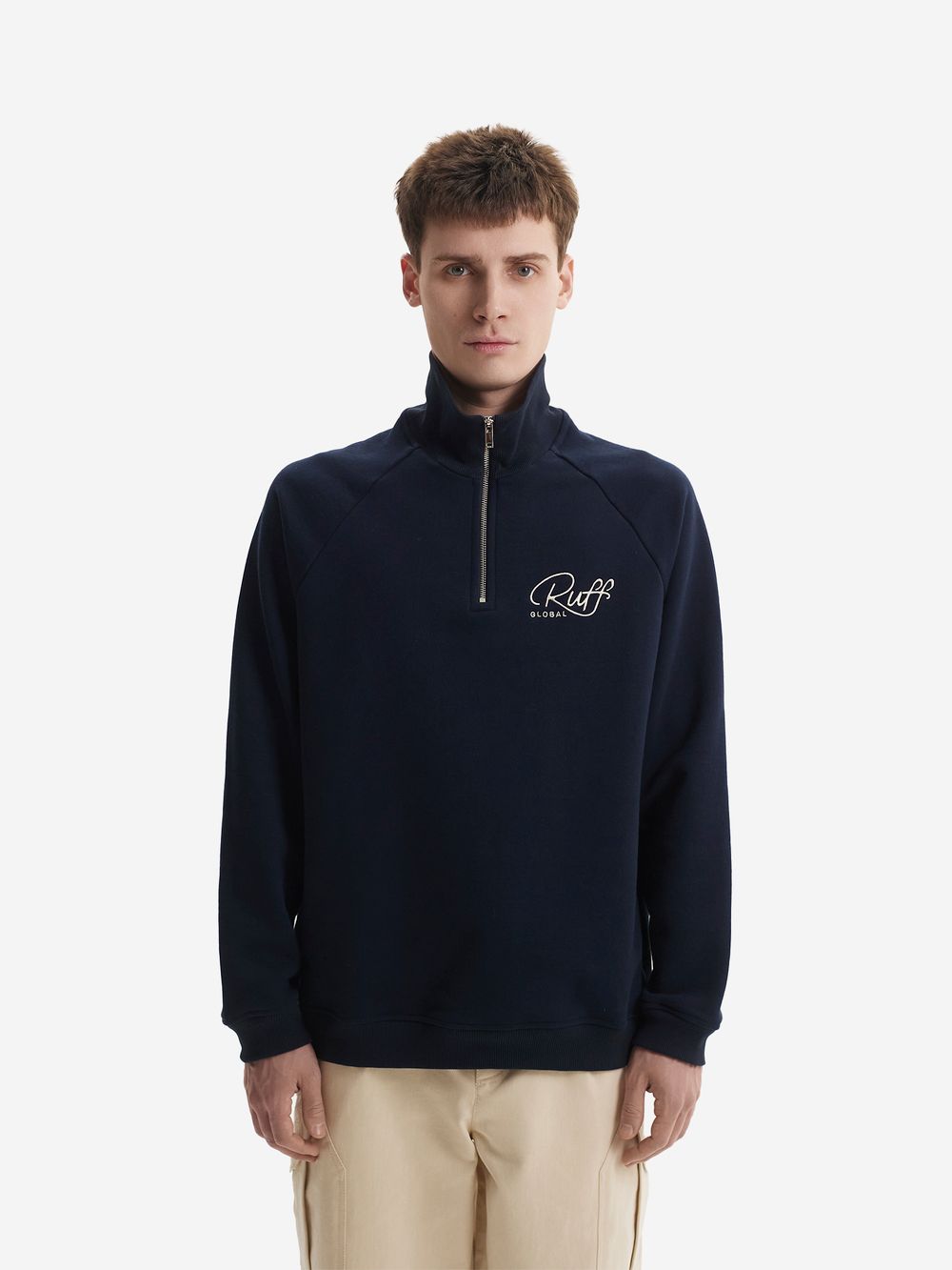Толстовка Ruff Global Halfzip Sport Jacket темно-синий
