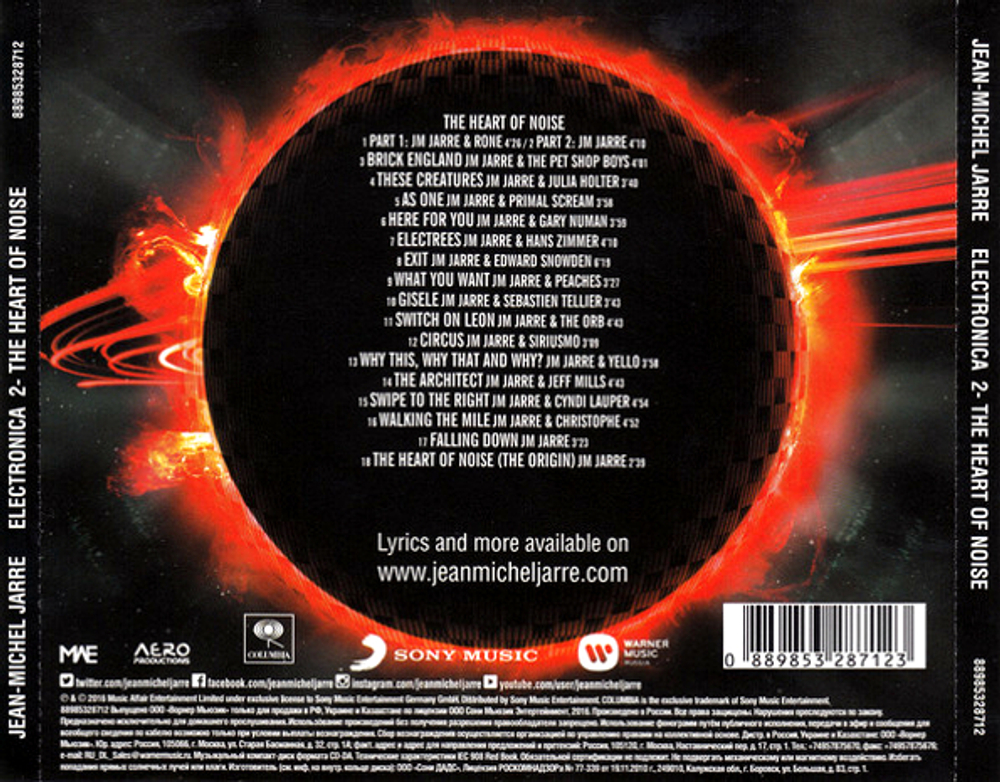Jean-Michel Jarre / Electronica 2: The Heart Of Noise (RU)(CD)