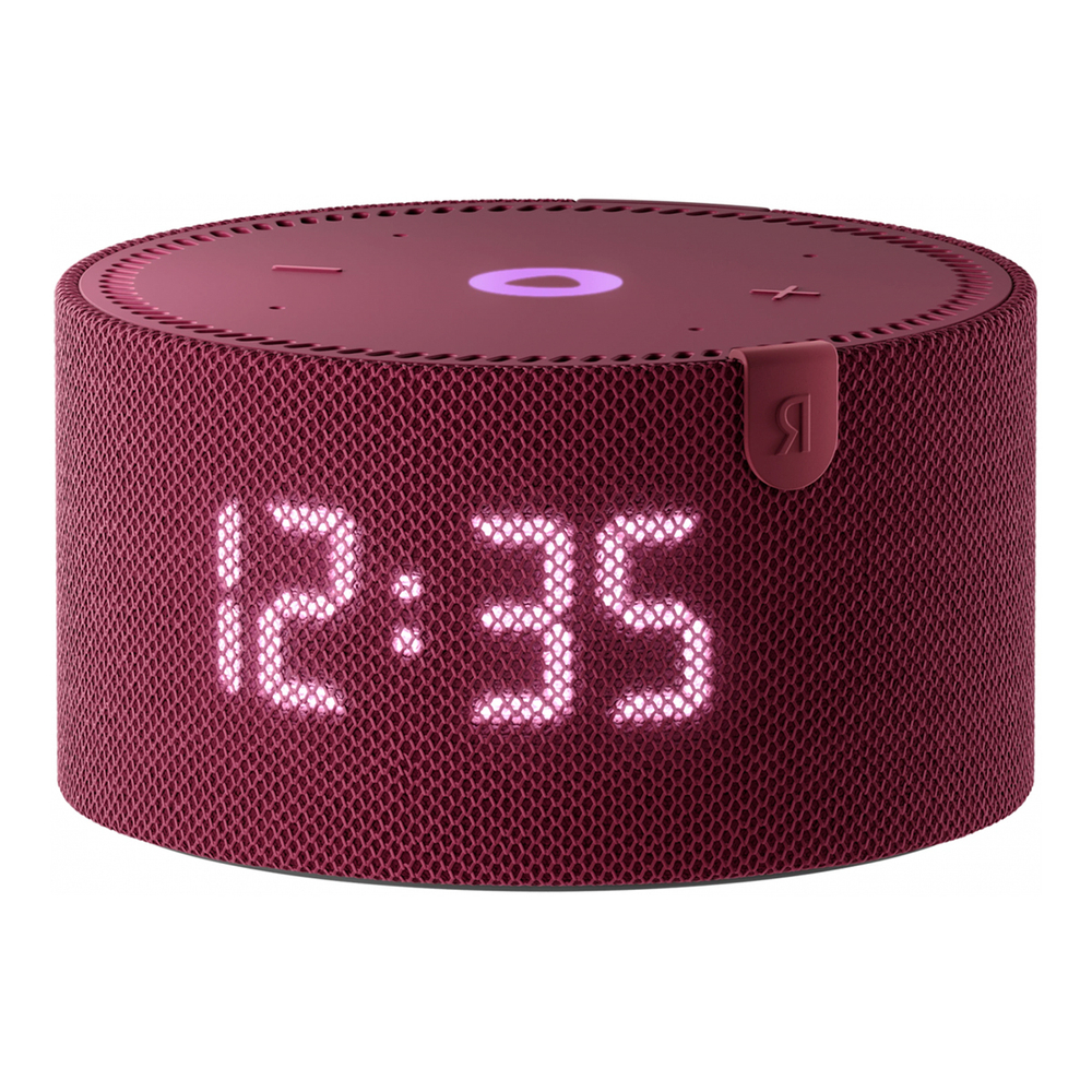 Умная колонка Яндекс Станция Мини (с часами) Красный гранат