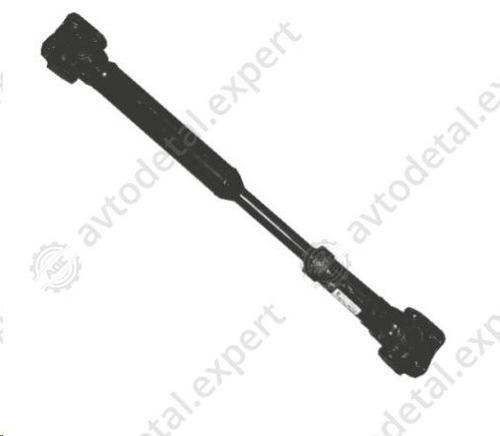 Кардан /УАЗ 2206,3303/ перед. (КПП 5-ст.) (мост тимкен) Евро 4 (в сжатом виде 82,5 см) (АвтоДетальСервис)