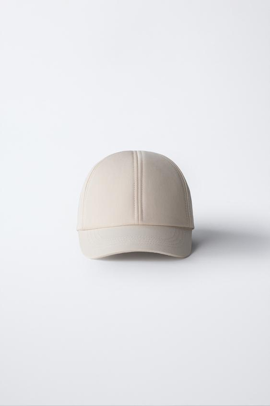 ZARA ОДНОТОННАЯ КЕПКА, ЦВЕТ ЛЬДА