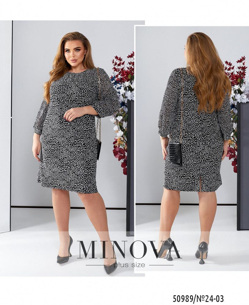Платье 24-03-Черный Minova