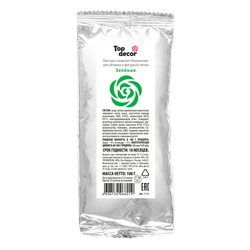 Мастика сахарная зелёная 100 г