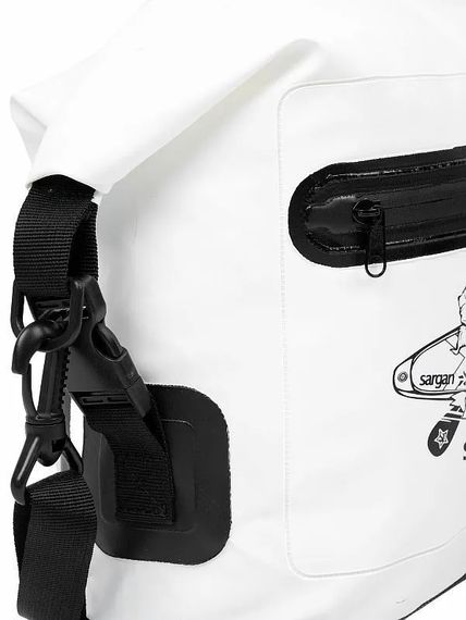 Гермосумка через плечо Sargan Скелетон-САП/Пляжка с доп.карманом 10 л белый