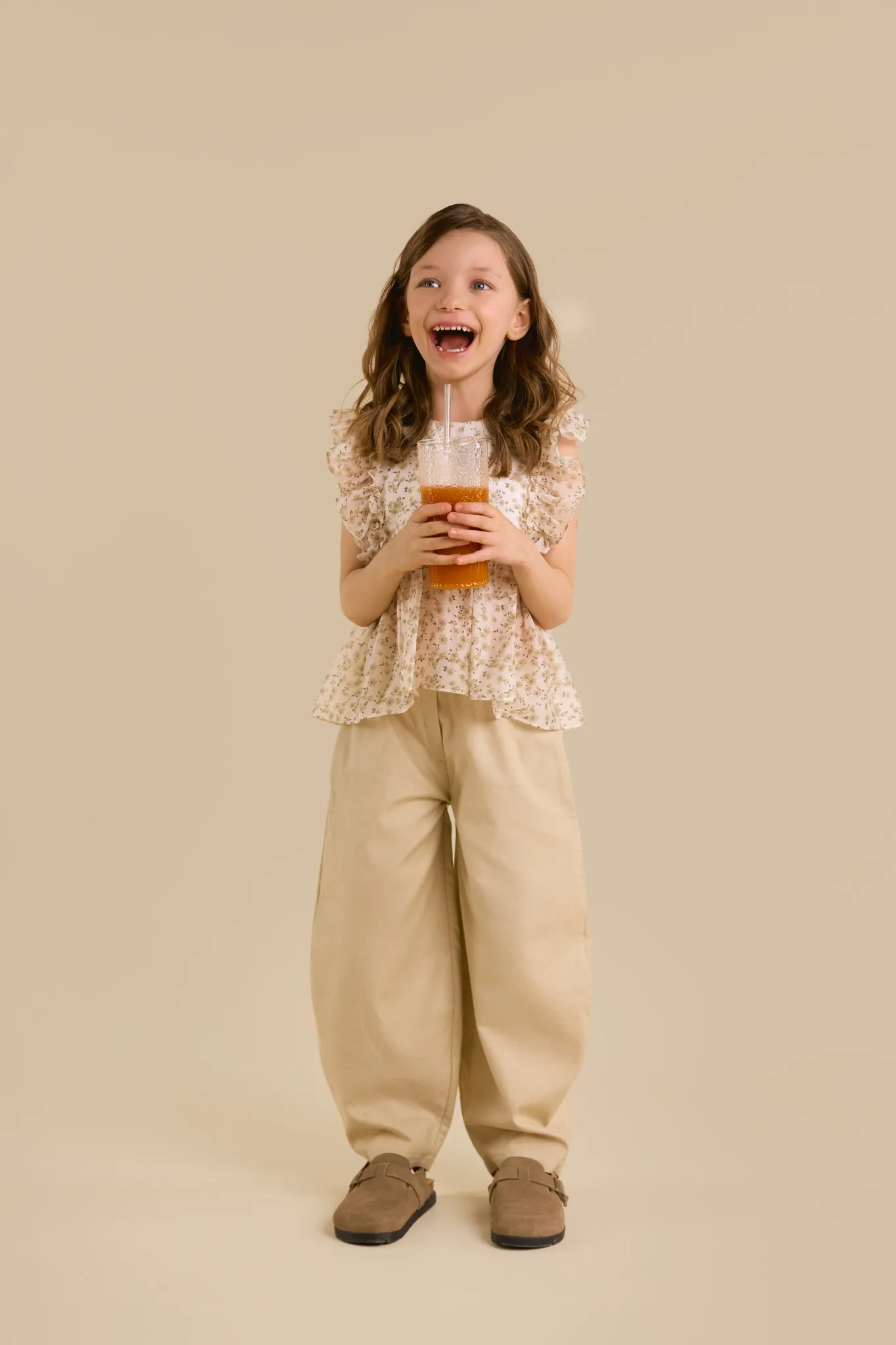 Брюки бананы из фланели