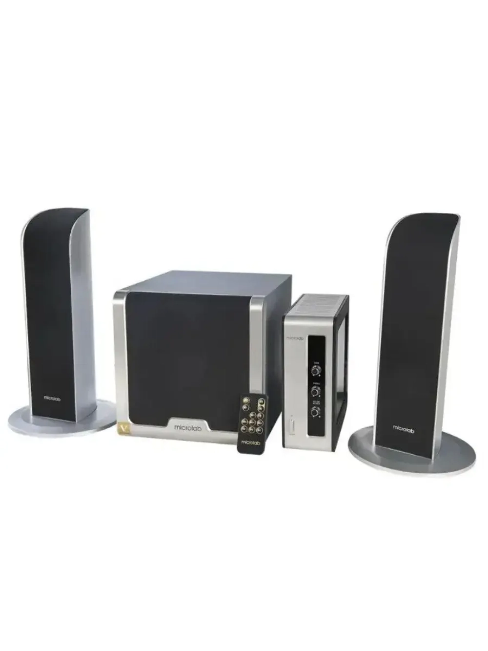 Колонки 2.1 FC361BT SILVER 60 Вт, питание от сети 220В