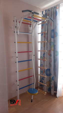 Монтаж шведской стенки Sv Sport в бетонные, кирпичные стены