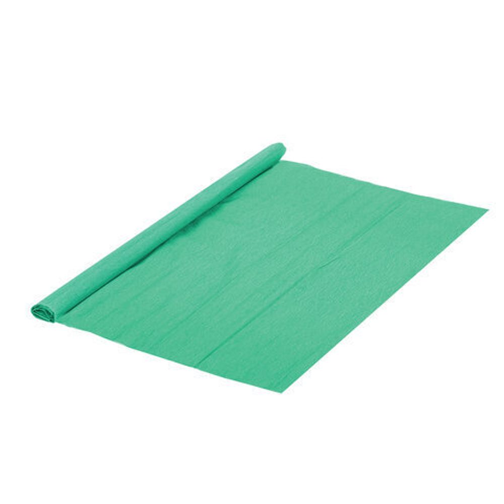 Бумага гофрированная (креповая), 32 г/м2, мятная, 50х250 см, в рулоне, BRAUBERG, 112528