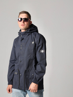 Парка мужская осень осенняя Город Горький синяя желтый олень вышивка