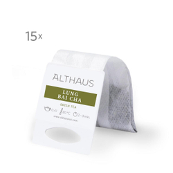 Чай зеленый Althaus Lung Bai Cha в пакетиках 15 x 4г