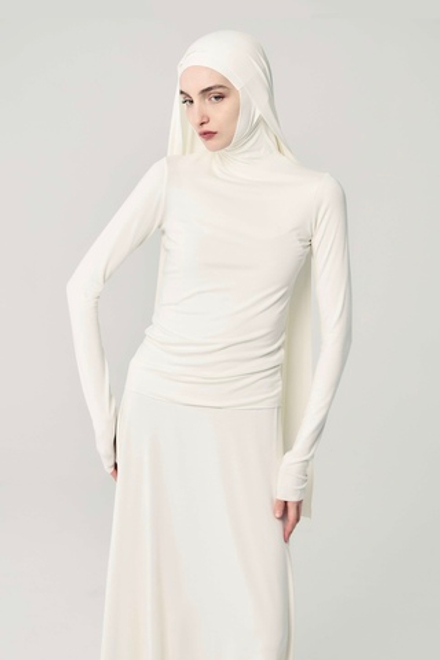 Лонгслив «Силуэт» белый