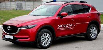 Рейлинги для а/м Mazda CX-5 II (2017-) черный  0258-БП-02