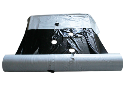 Пленка мульчирующая 27х30 "Южанка" перфорированная, черно-белая, 500м